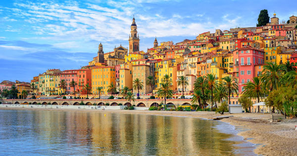 menton france by the sea