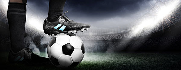 football boot and ball